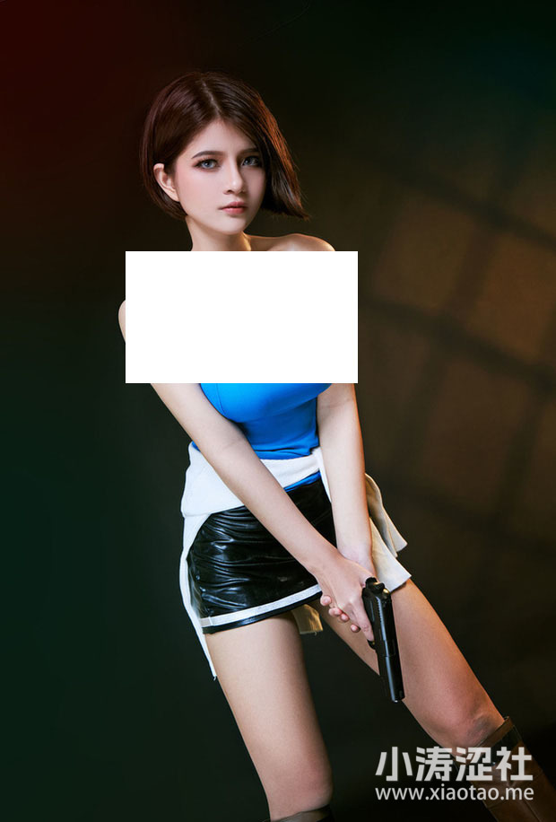 Azami在《生化危机 3》中 cosplay 吉尔瓦伦丁