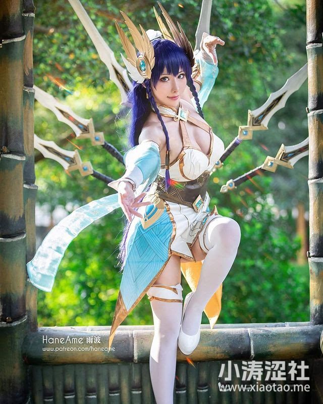雨波_HaneAme cos 作品 | 雨波_HaneAme 变身艾瑞莉娅“玉剑传说 - 舞剑仙”