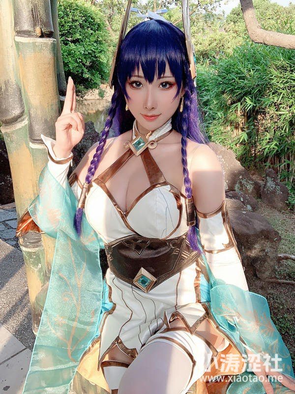 雨波_HaneAme cos 作品 | 雨波_HaneAme 变身艾瑞莉娅“玉剑传说 - 舞剑仙”