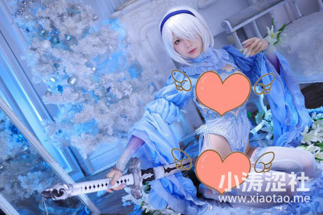 水淼aqua在《尼尔：机械纪元》中cos 2B