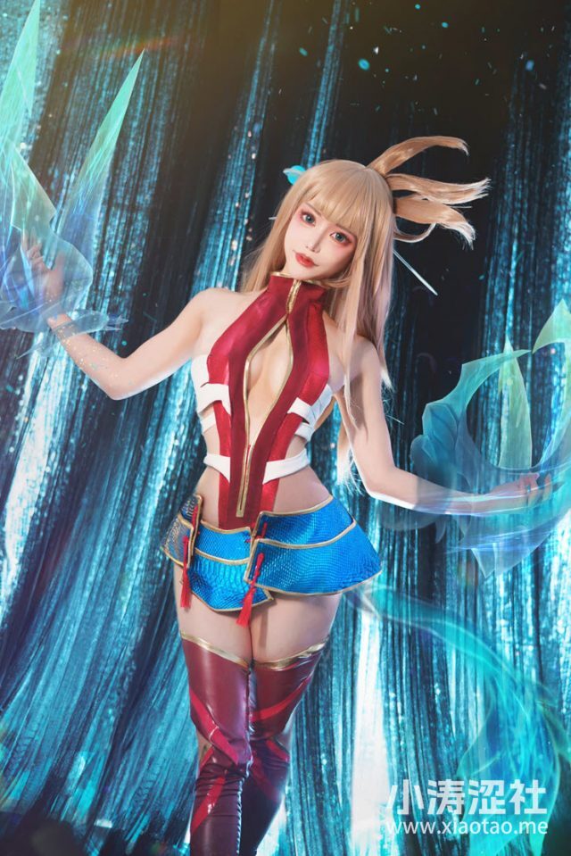 coser@煙_HedY在《传说对决》化身性感艳丽的星葵（Aoi）