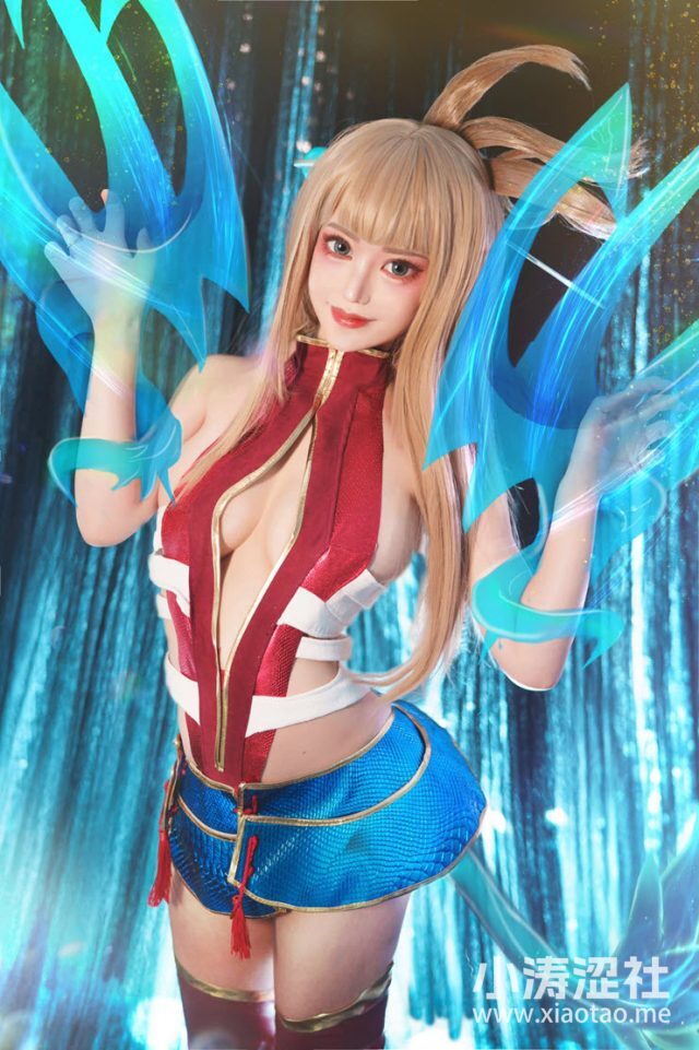 coser@煙_HedY在《传说对决》化身性感艳丽的星葵（Aoi）