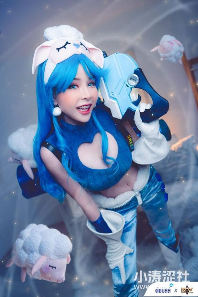 泰国女coser@pang3pong在《传说对决》中化身“甜梦时光”希露卡