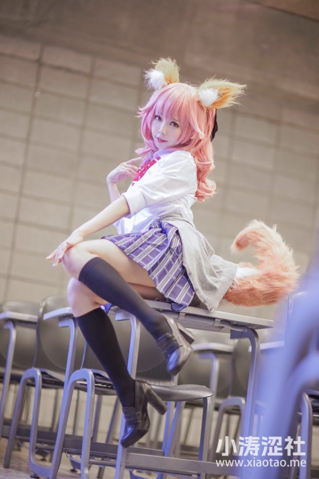 coser@ElyEE子在《Fate/Grand Order》化身“九尾狐狸”玉藻前
