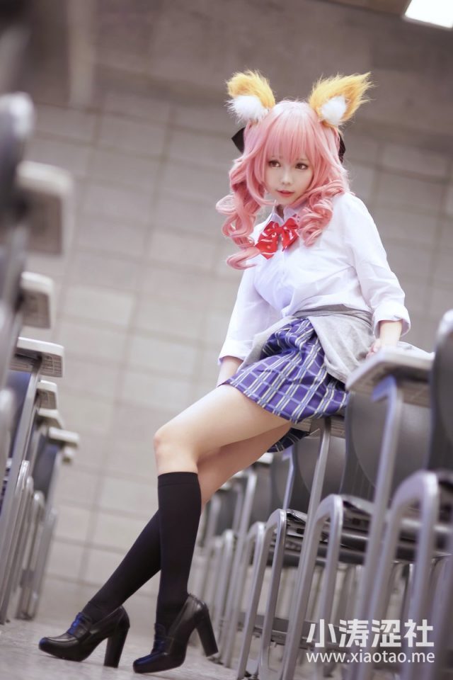 coser@ElyEE子在《Fate/Grand Order》化身“九尾狐狸”玉藻前