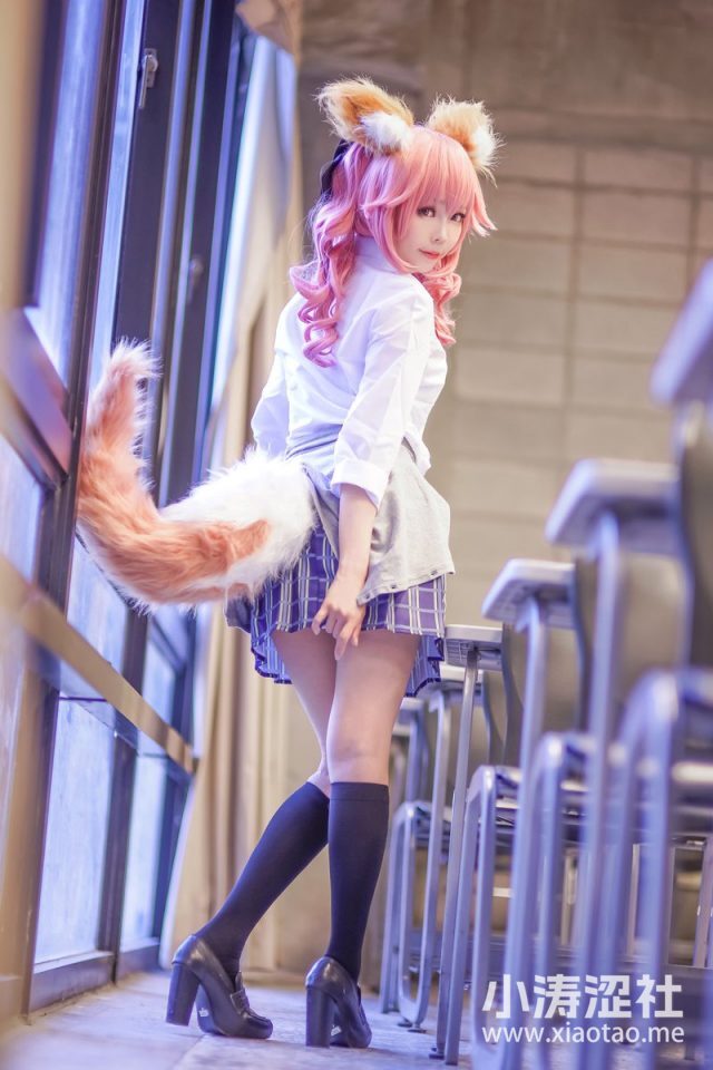 coser@ElyEE子在《Fate/Grand Order》化身“九尾狐狸”玉藻前