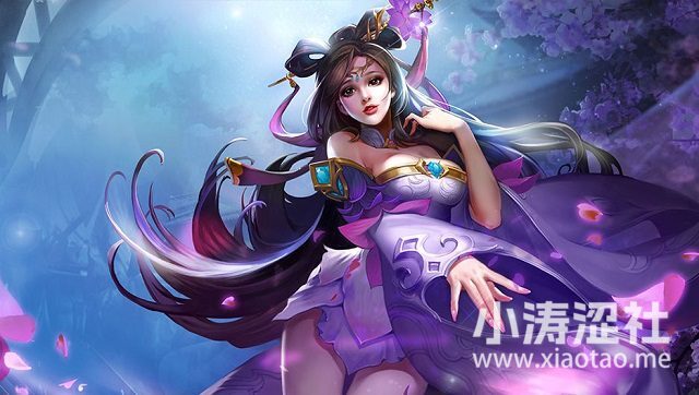女coser@桃昔doll在游戏《王者荣耀》中化身“绝世舞姬”貂蝉