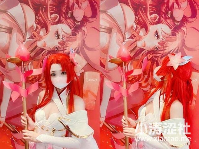 肉感少女coser@Neneko在《王者荣耀》中化身魅力迷人的貂蝉