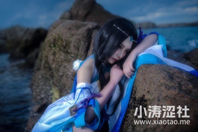 coser@_Azusaa_在《阴阳师》化身美丽的“占卜师”八百比丘尼