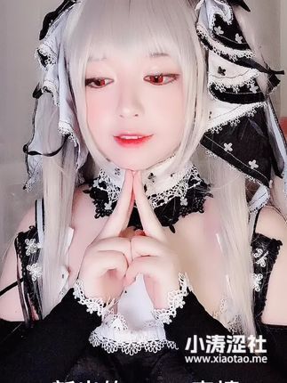 半半子cos《FGO》黑枪呆女仆，黑枪呆女仆cos高清美图合集