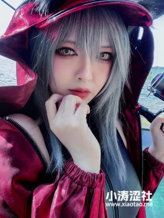 半半子cos《FGO》黑枪呆女仆，黑枪呆女仆cos高清美图合集