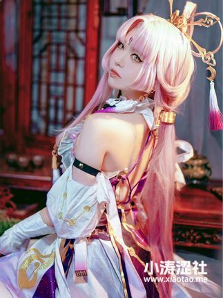 半半子cos《FGO》黑枪呆女仆，黑枪呆女仆cos高清美图合集