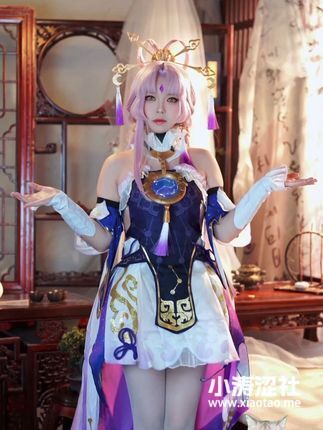 半半子cos《FGO》黑枪呆女仆，黑枪呆女仆cos高清美图合集