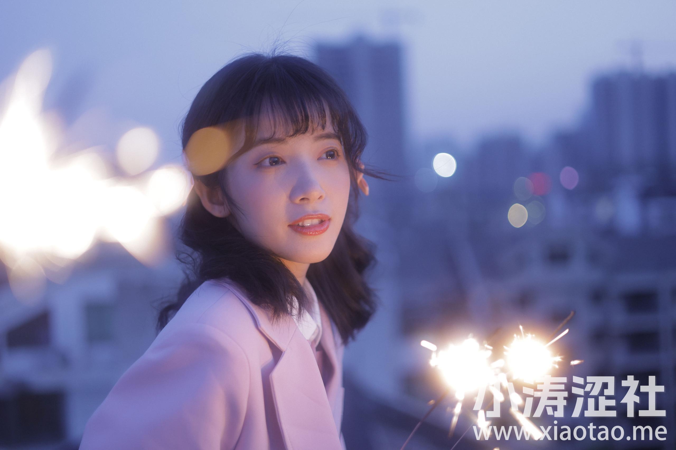 如愿 美好 青春 女生 夜景人像 追光