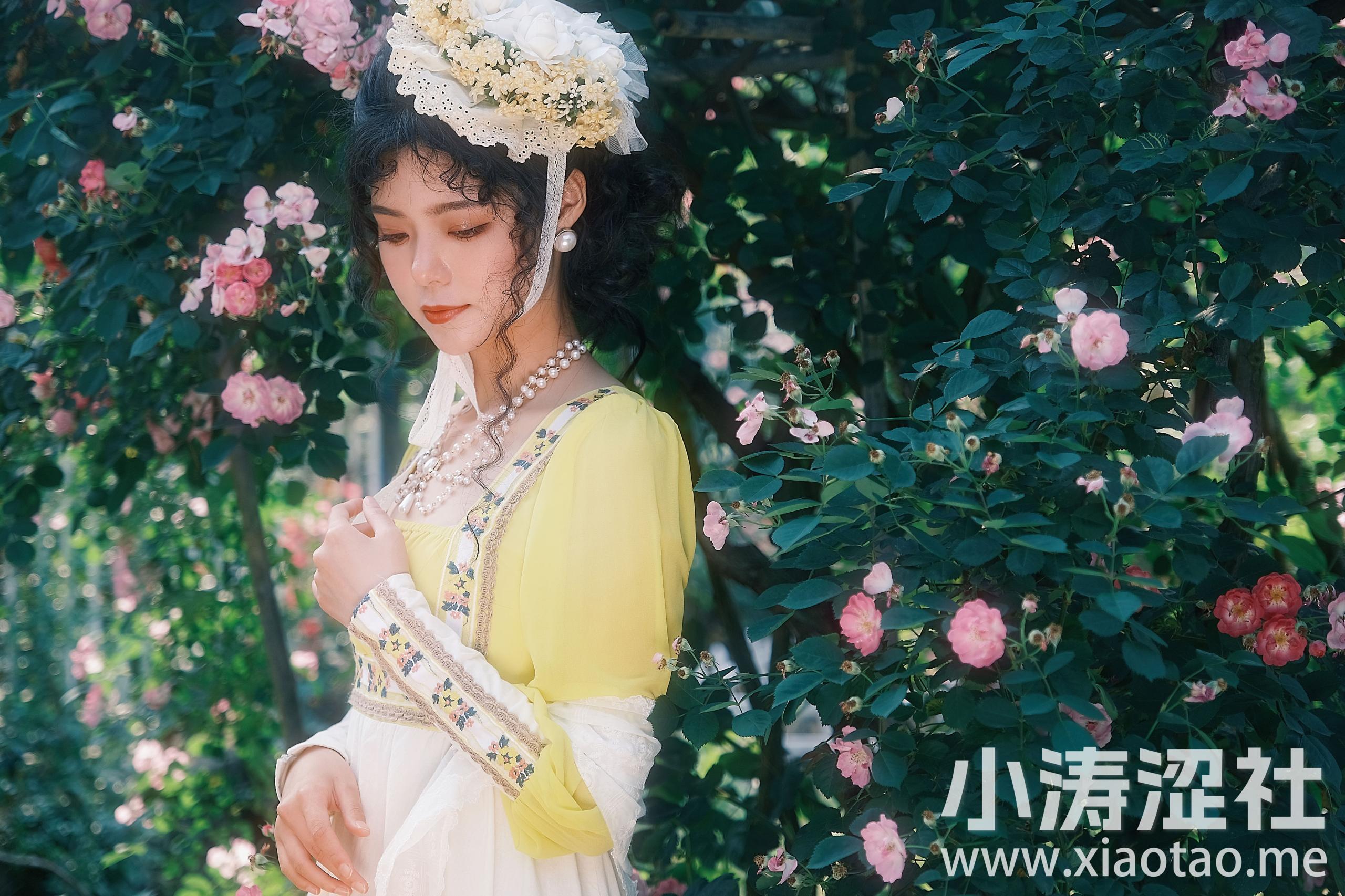 fall in love 复古 少女 浪漫 花 写真 春天