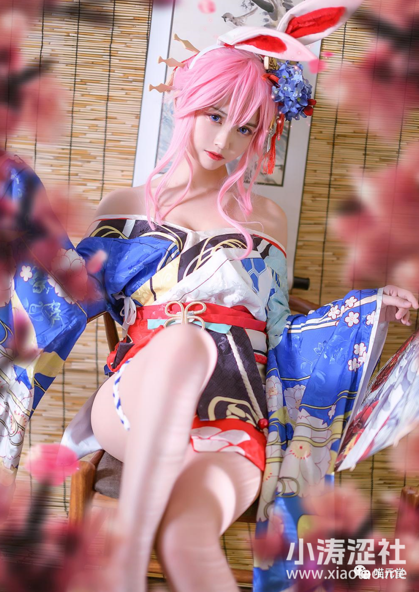 鳗鱼霏儿cos~八重樱花魁 cosplay写真图片欣赏
