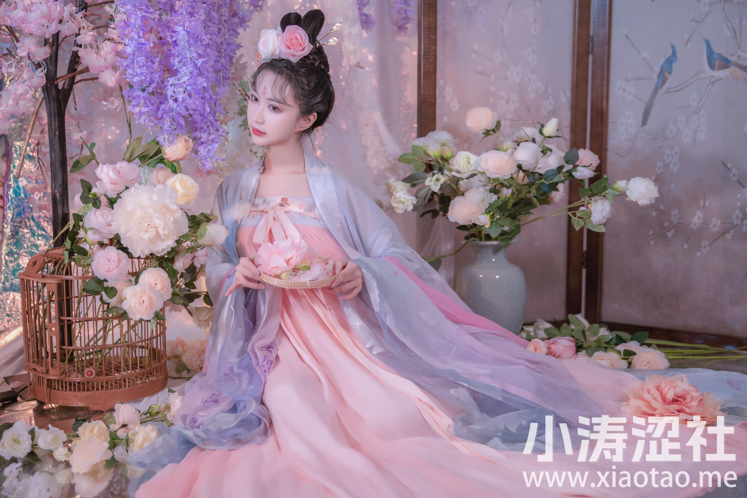 雨霖铃 古风 花 少女 小仙女