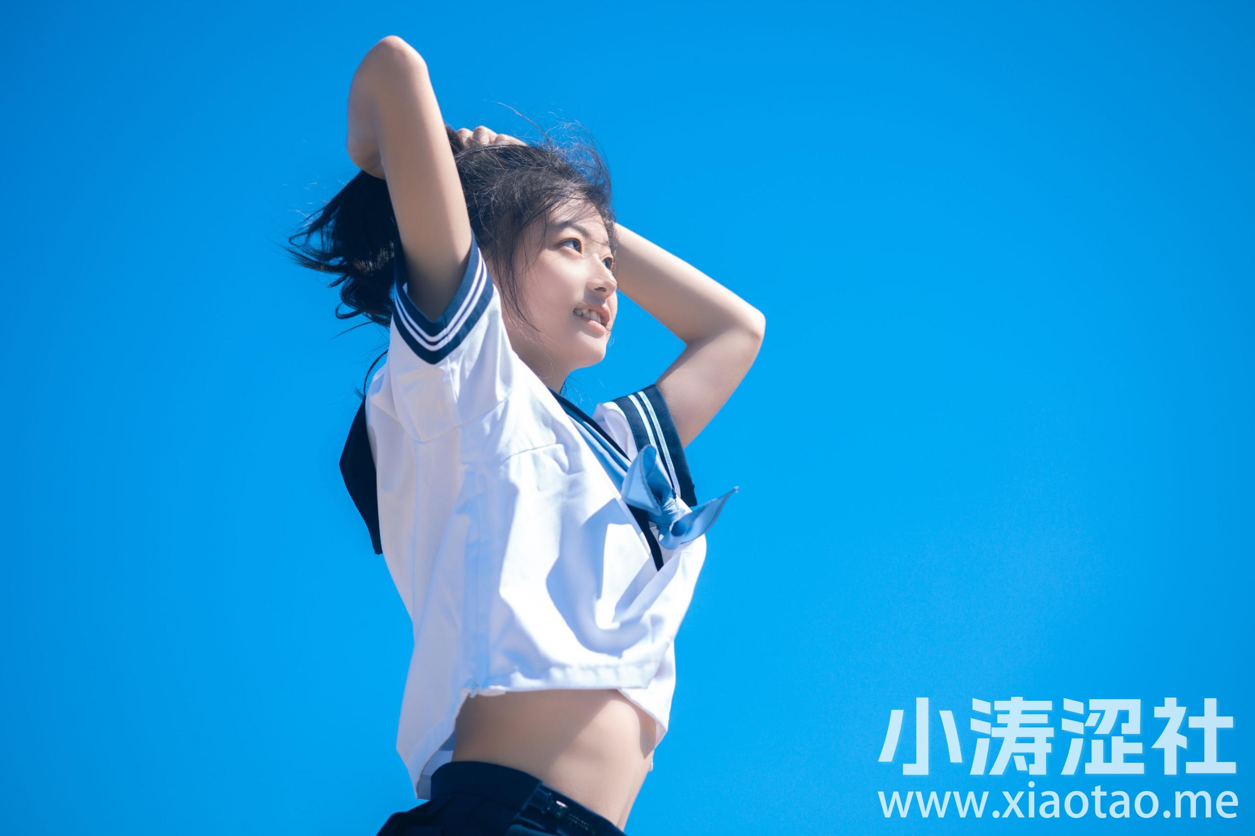 海边JK JK 女生 日系 写真 水手服