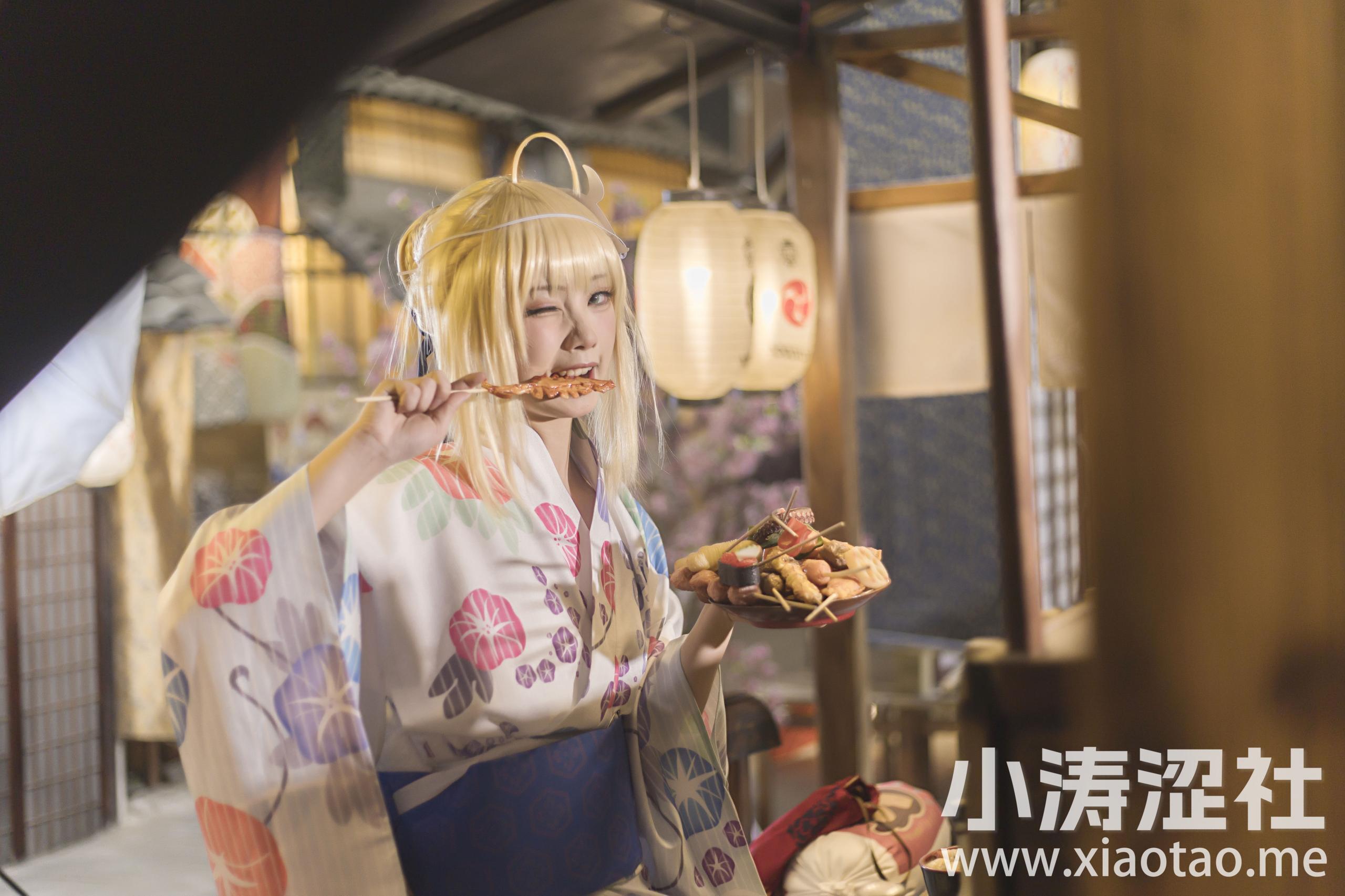 FGO-步履轻盈礼装 日系 和服 少女 和服摄影 女生