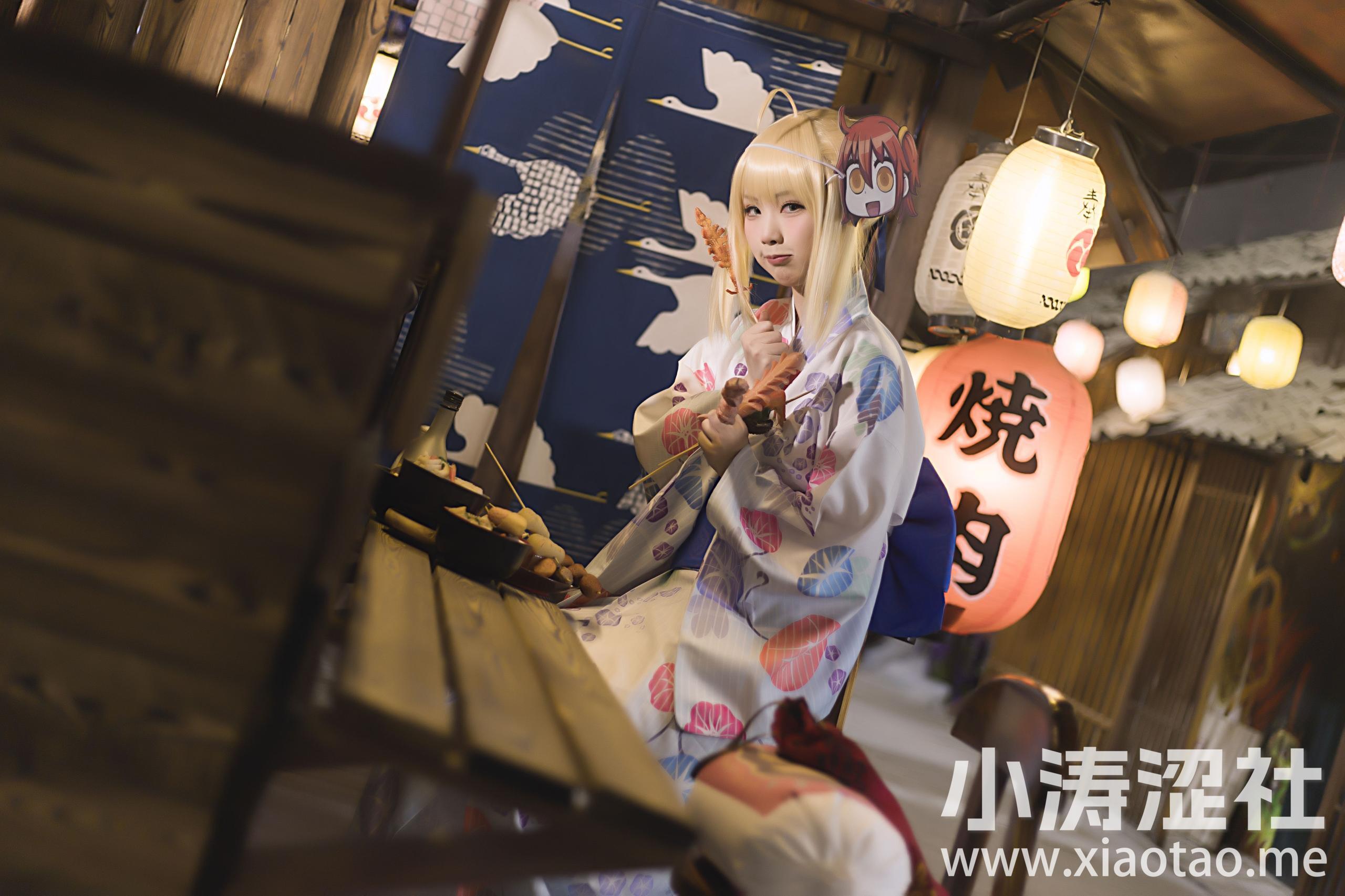 FGO-步履轻盈礼装 日系 和服 少女 和服摄影 女生