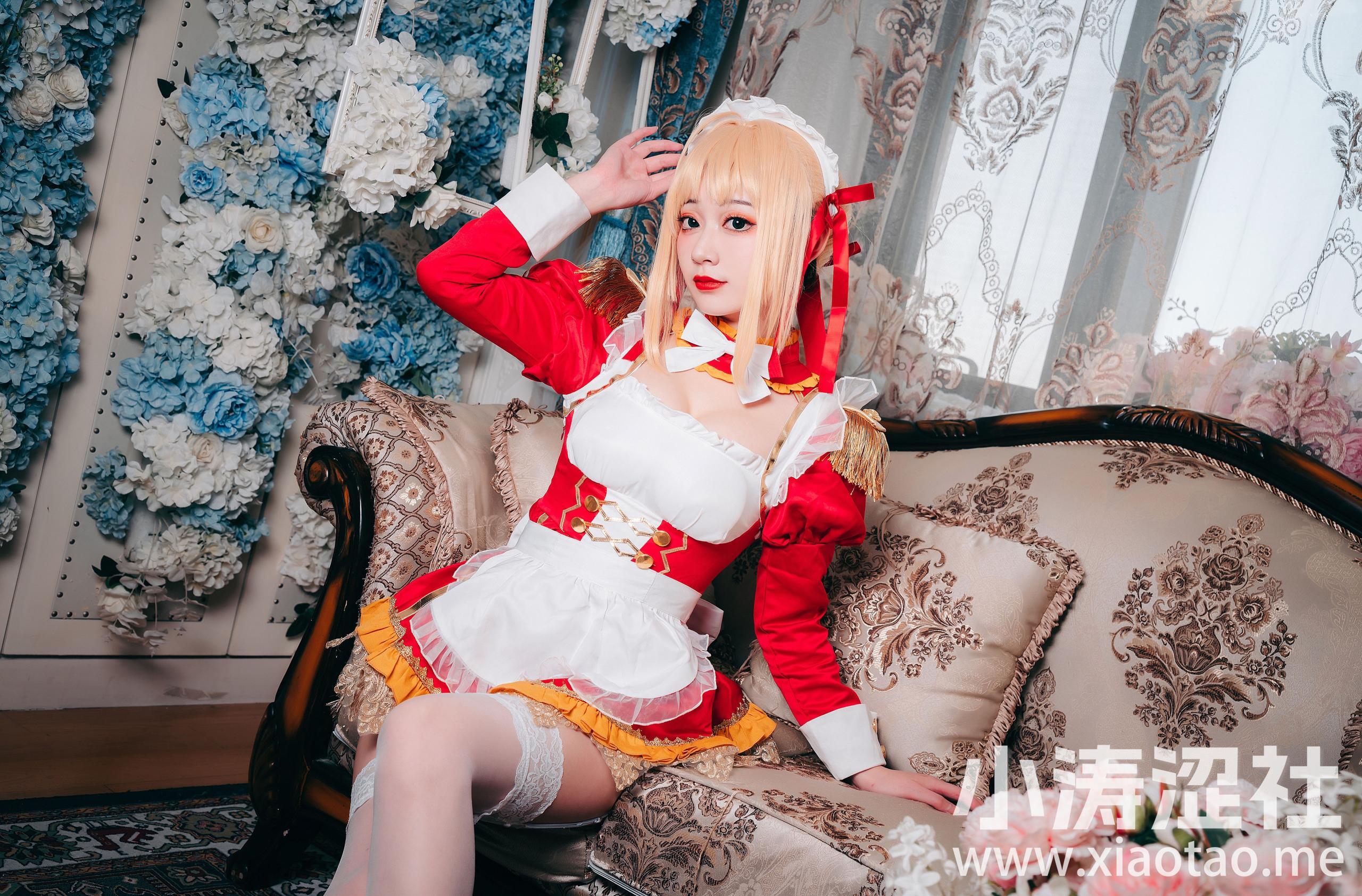 尼禄女仆 二次元 Cosplay 写真 女仆 制服