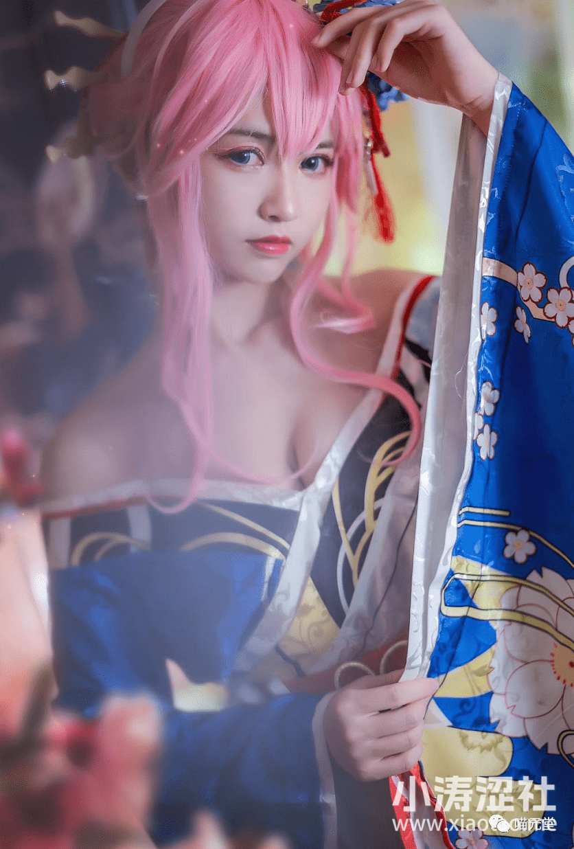 鳗鱼霏儿cos~八重樱花魁 cosplay写真图片欣赏