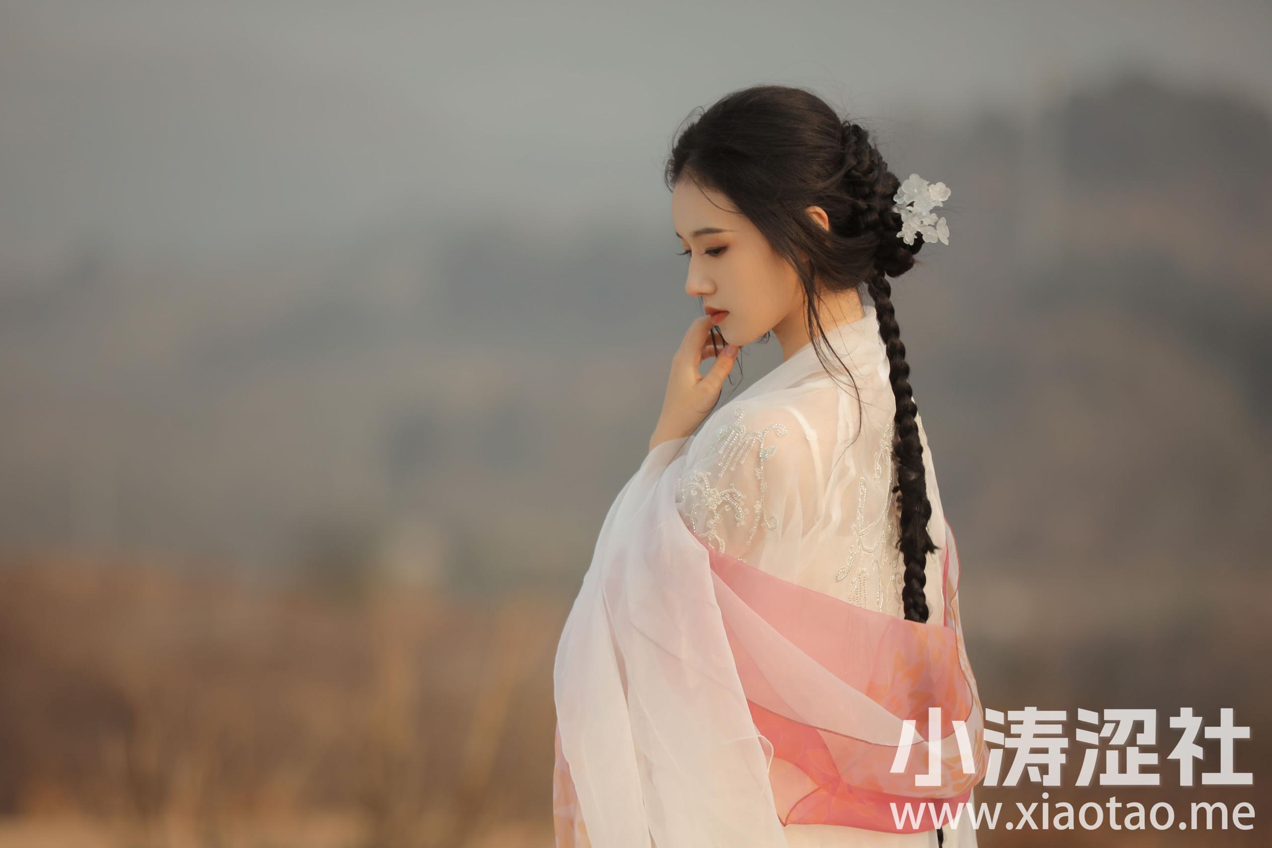 莫道桑榆晚，为霞尚满天 汉服 古风 美人 模特 美图 优美