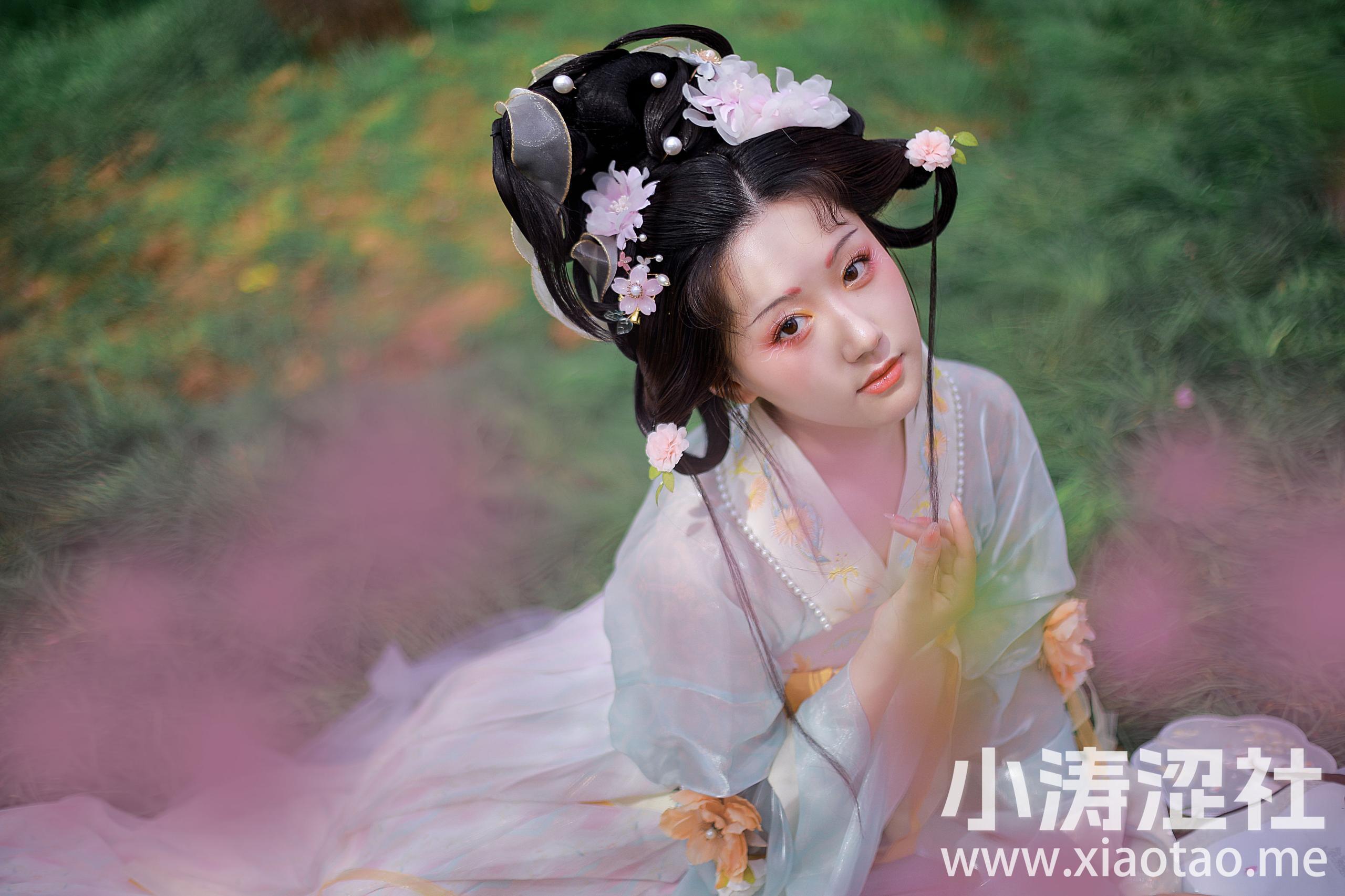 樱花仙子 小清新 古风 樱花 少女