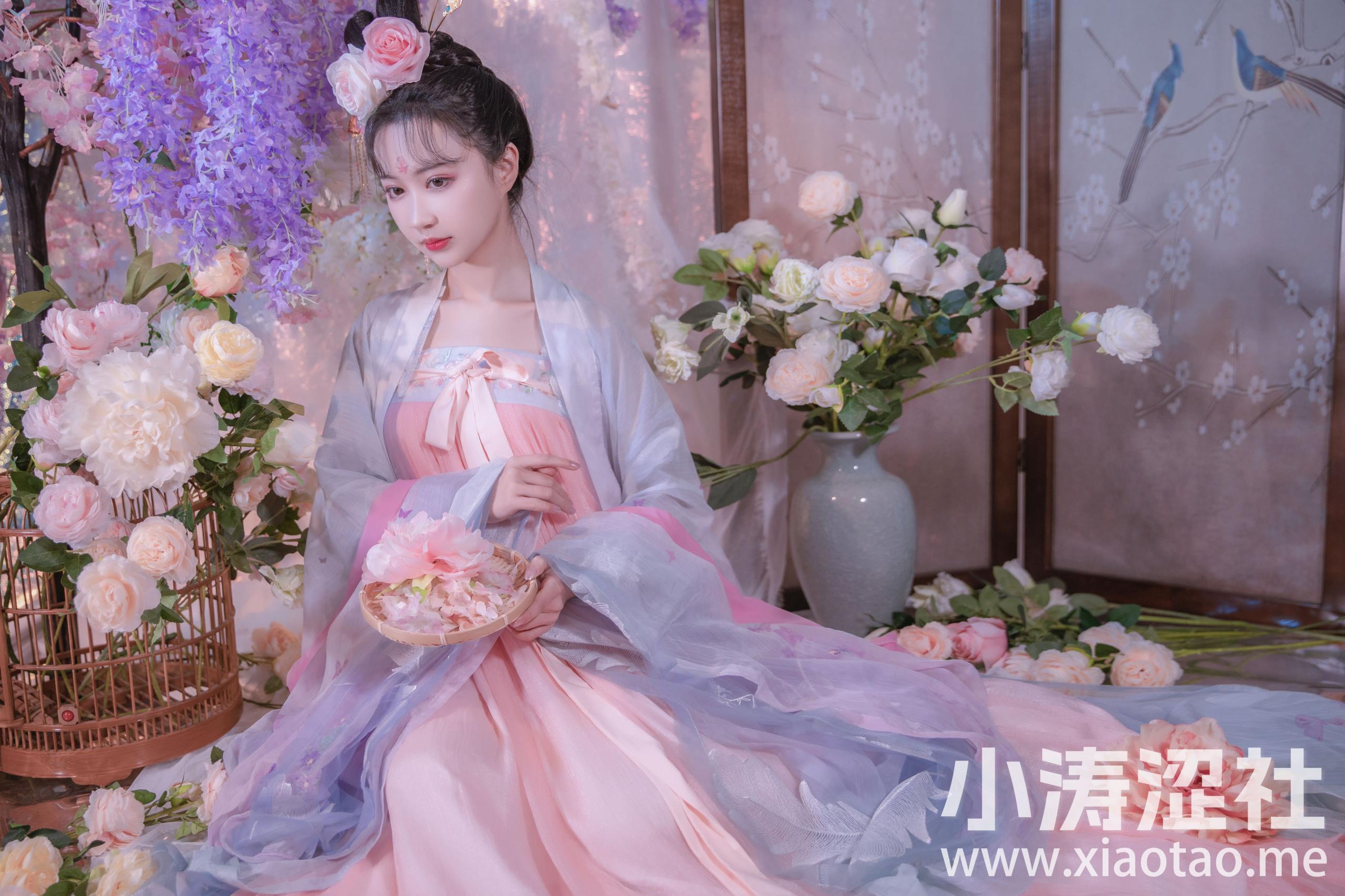 雨霖铃 古风 花 少女 小仙女
