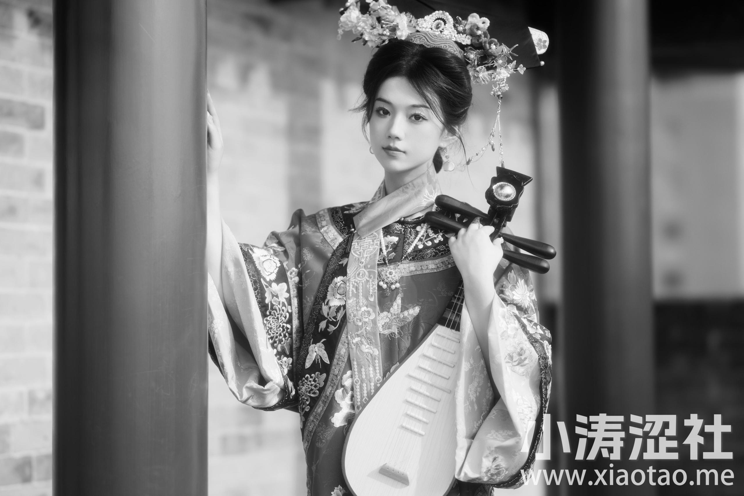 黑白古装 古装 美人 黑白 清汉女 人像