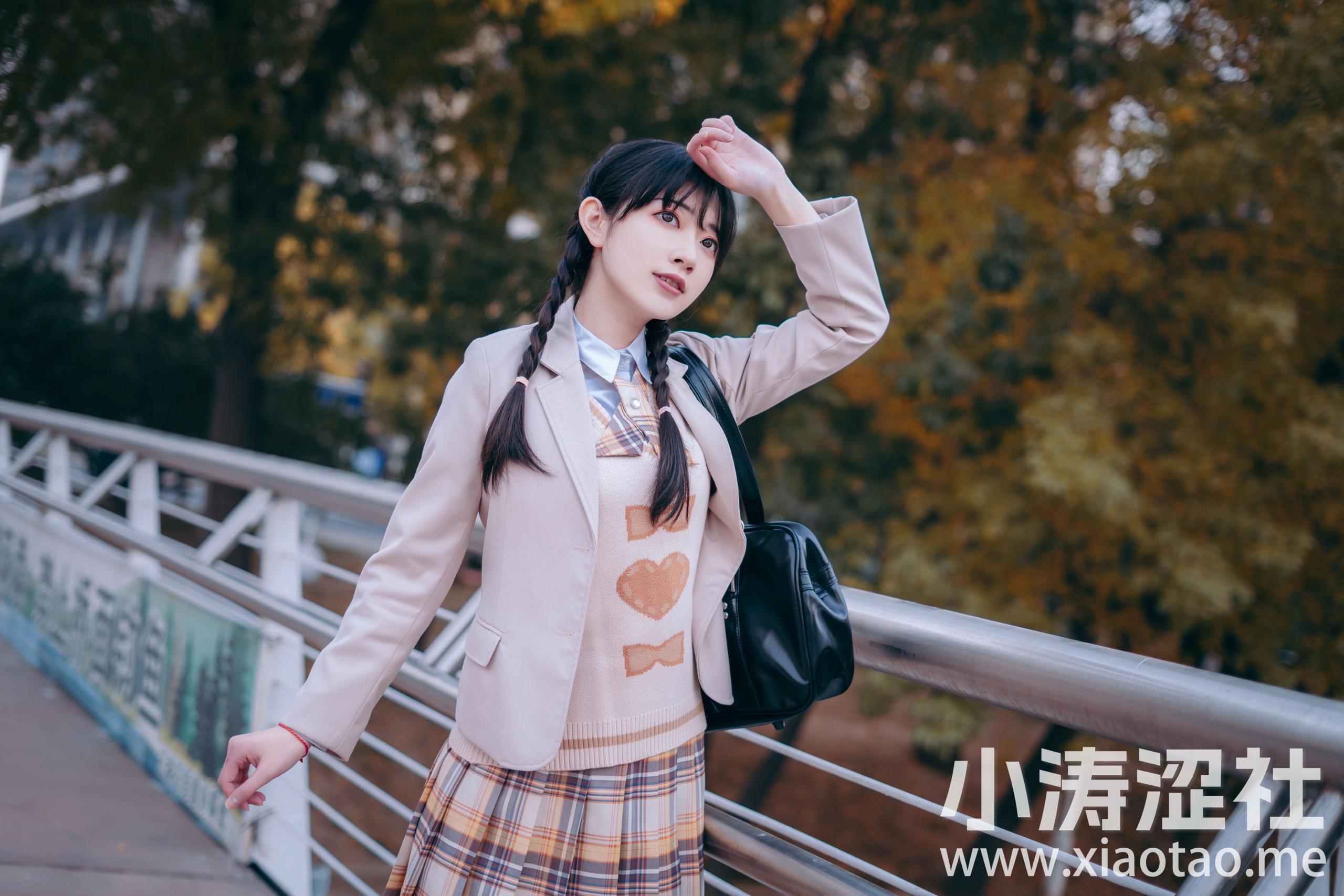 秋天的JK JK 女生 校花 青春 少女
