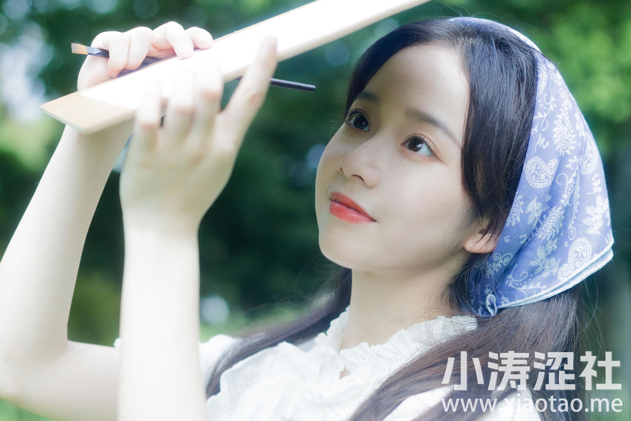 听风 治愈系 小清新 美好 文艺 青春 优美 养眼 绿色 少女