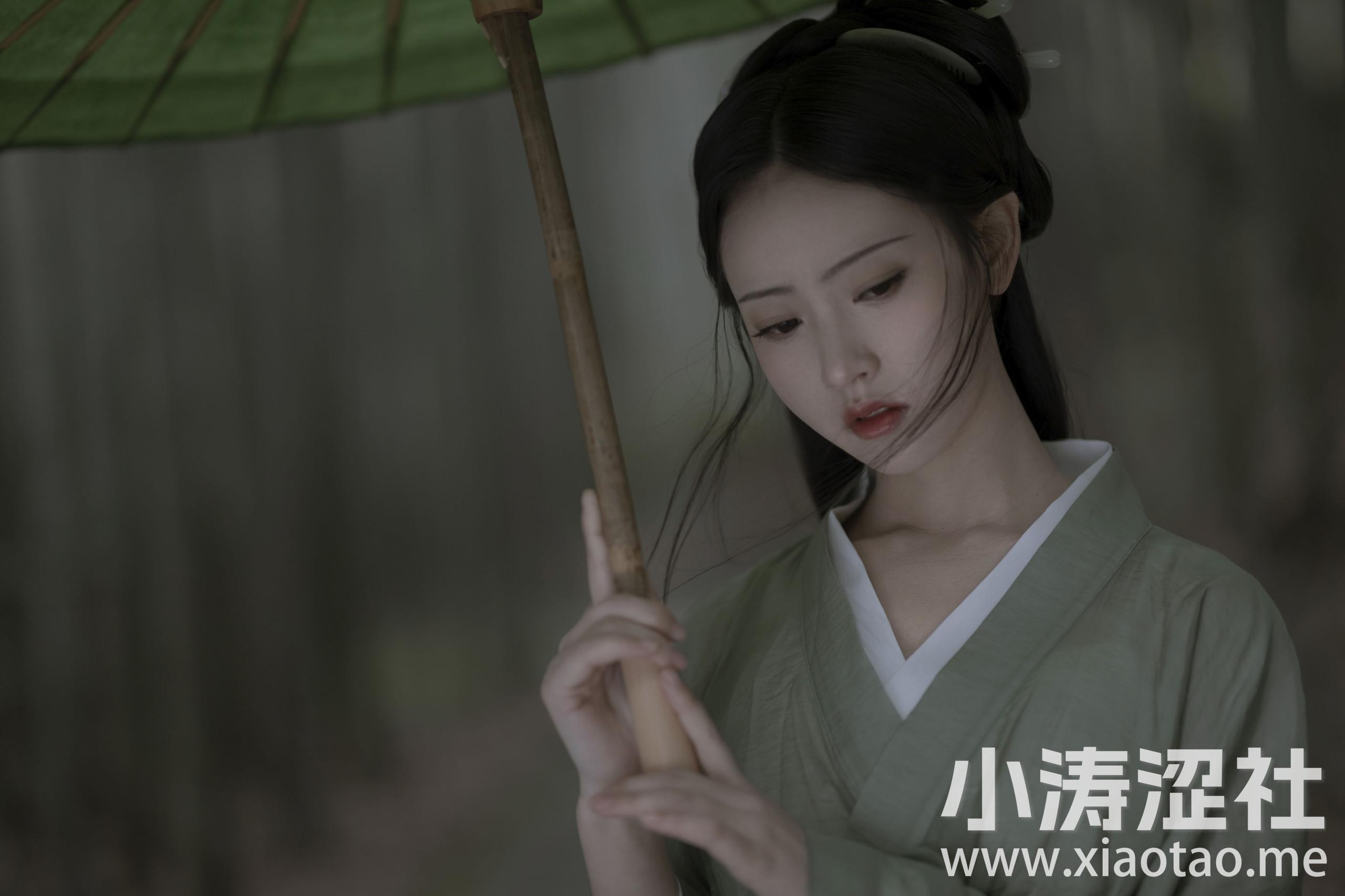 林下有风 清冷 竹林 古风 意境 禅意 汉服 伤感 唯美 美图