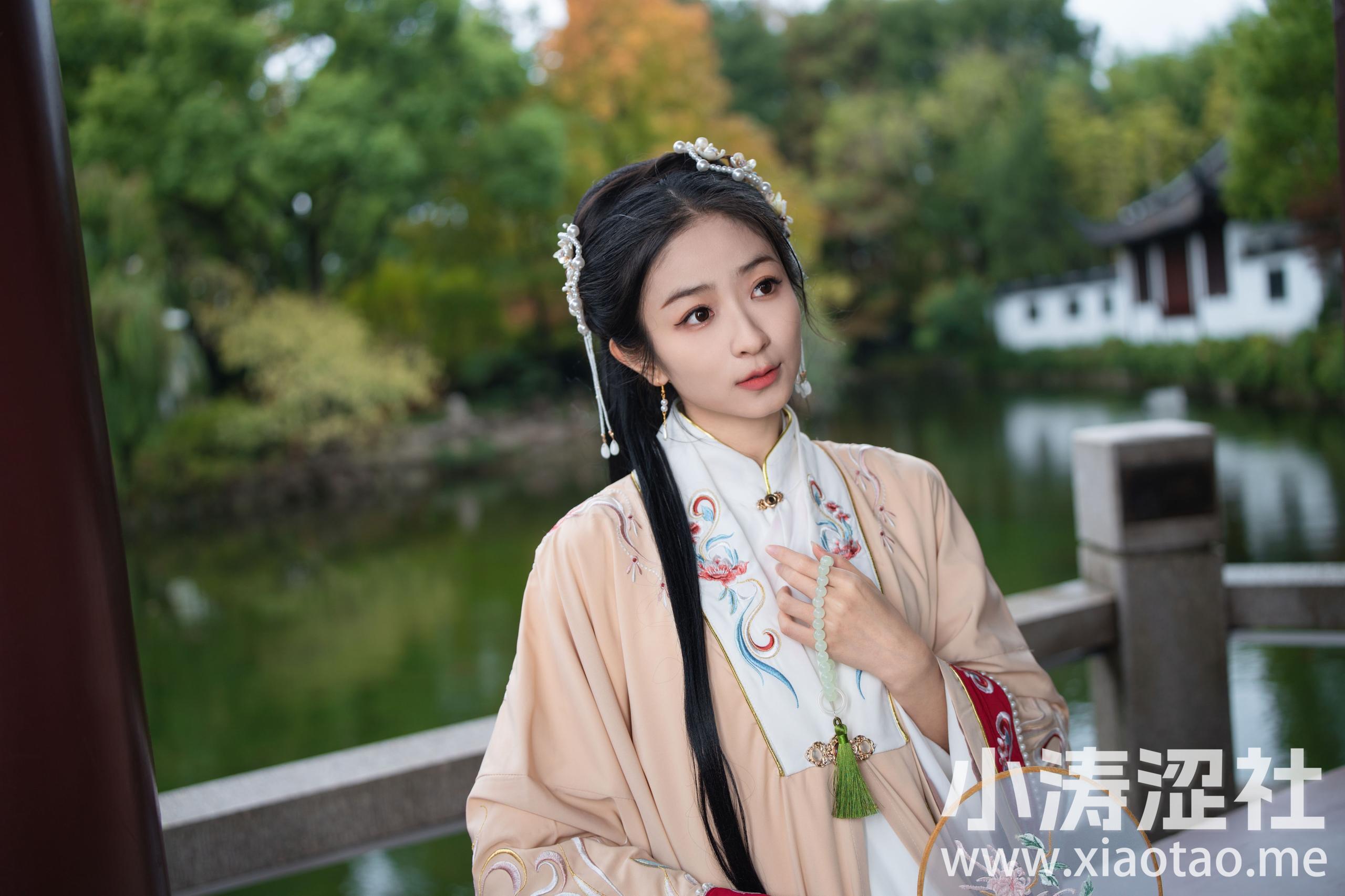 汉服游园 汉服 模特 美人 古装 写真 少女