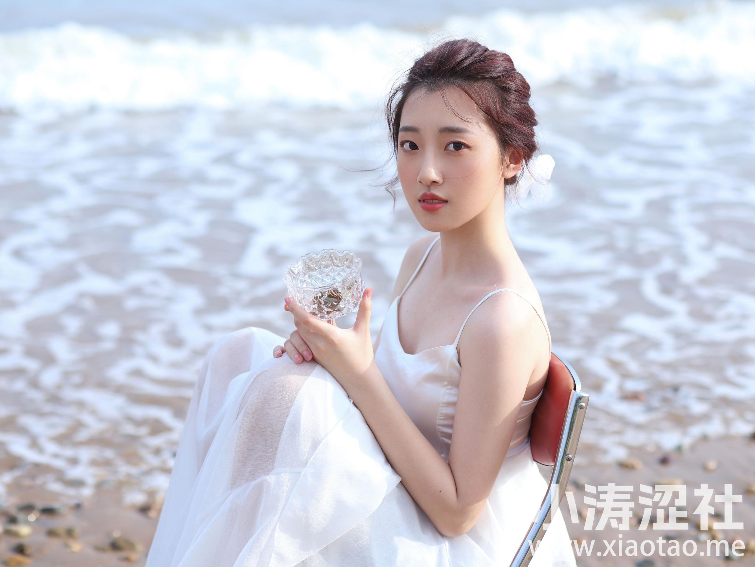 吹海边的风 漂亮 优美 人像 摄影作品