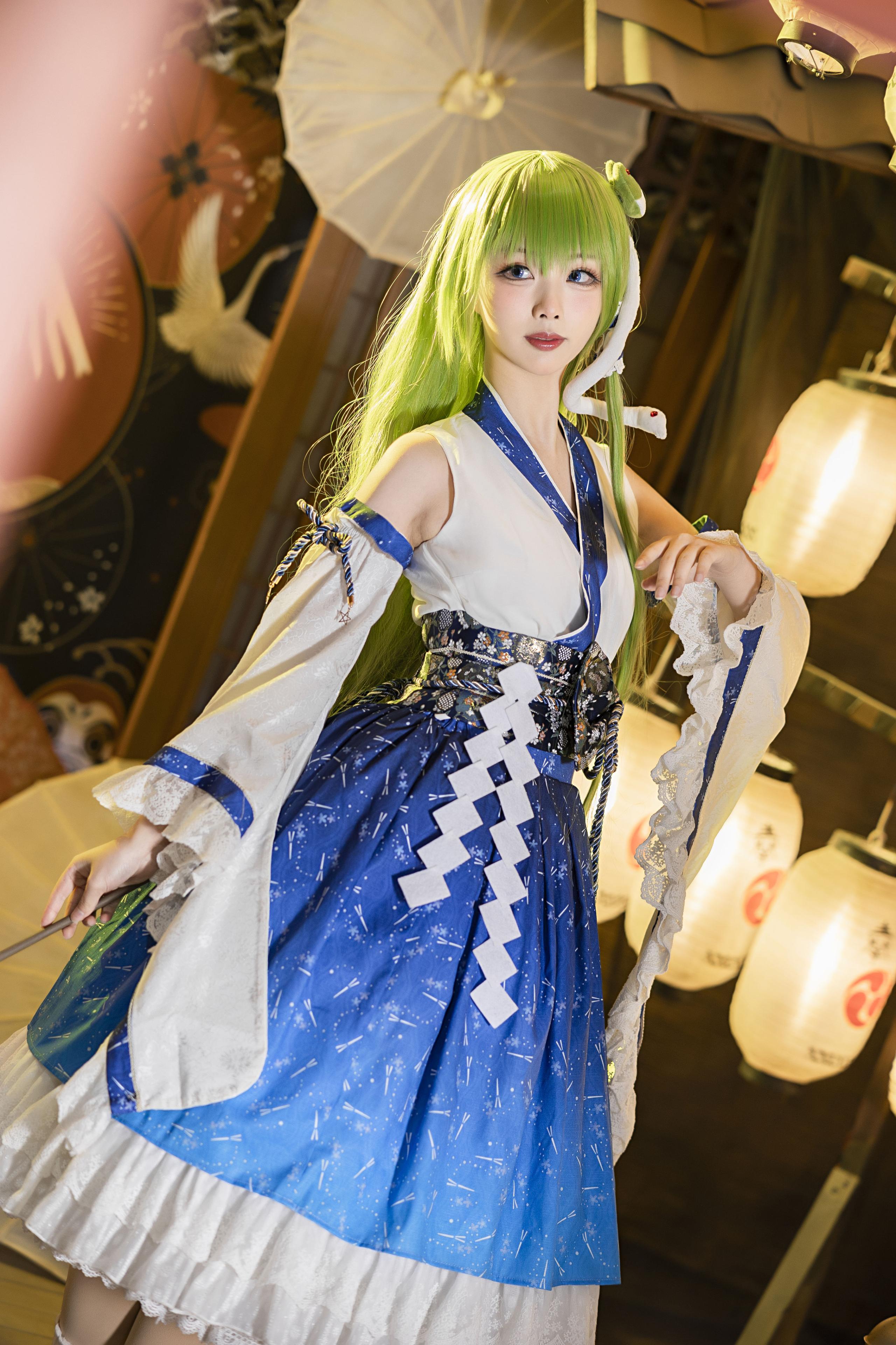 东风谷早苗 洛丽塔 少女 女生 青春 二次元